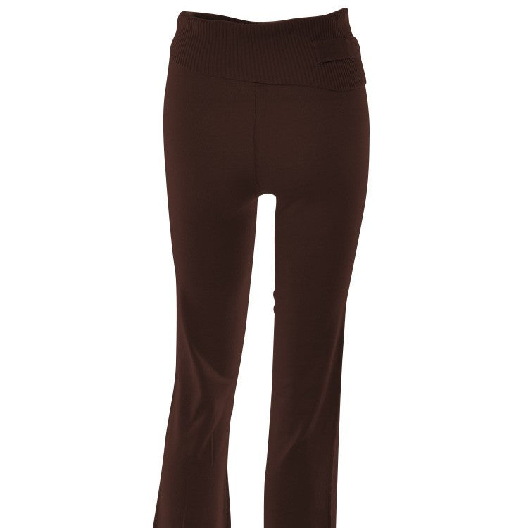 Womens Fashion High Waist Long Sleeve Pants Two-piece Suit