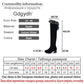 Natural Fur Winter Boots Women Knee High Long Boots Square Heel Winter Shoes Woman Waterproof Rubber Sole plus Size 46