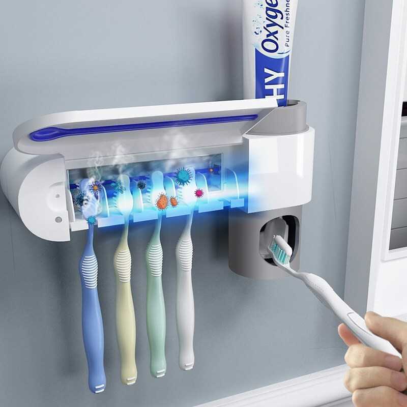 Two-In-One UV Toothbrush Sterilizer