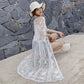 Travel Bikini Outside With Sun Protection Clothing On The Beach, Female Shawl, Lace Jacket, Fairy Dress