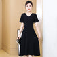 Ladies Short Sleeve V-Neck Slim Summer Dress Female Vestidos New Women'S Clothing