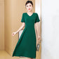 Ladies Short Sleeve V-Neck Slim Summer Dress Female Vestidos New Women'S Clothing