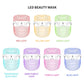 7 Color LED Mask Red Light Therapy Skin Rejuvenation Massager Beauty Home Skin Face Whitening Anti Aging SPA Device