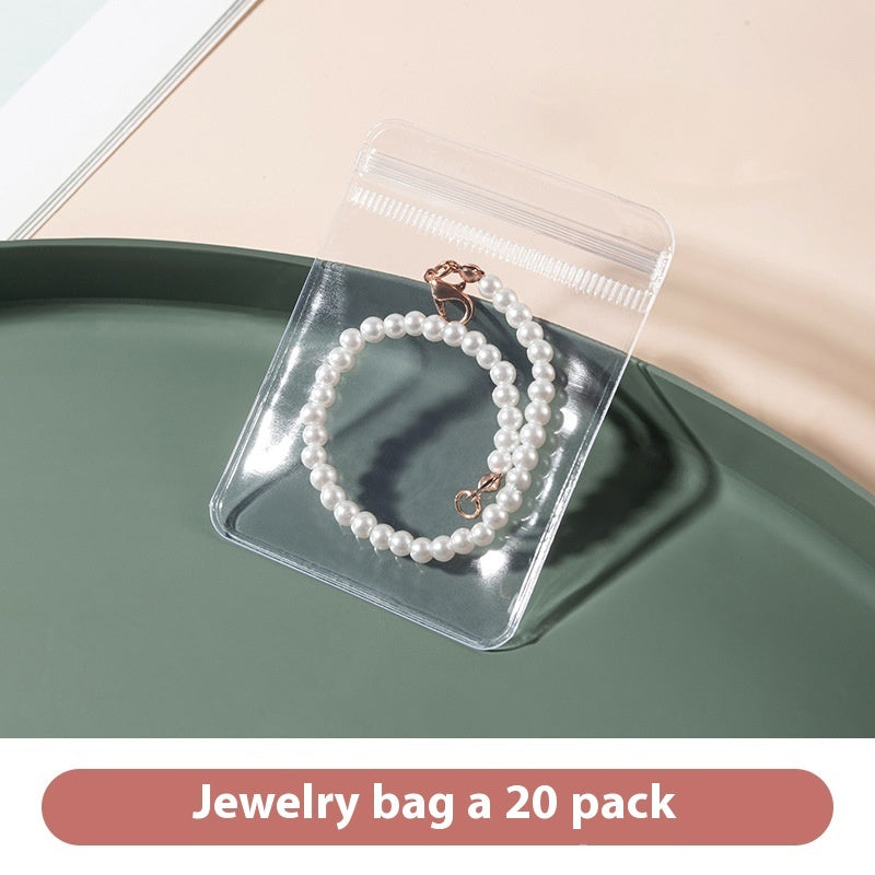 Jewelry Earrings Transparent Storage Bag