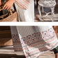 Beach holiday beach sun protection clothing female retro shawl outside summer bohemian flower striped thin cardigan