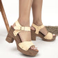 High Heel Chunky Heel Ankle-strap Sandals Women