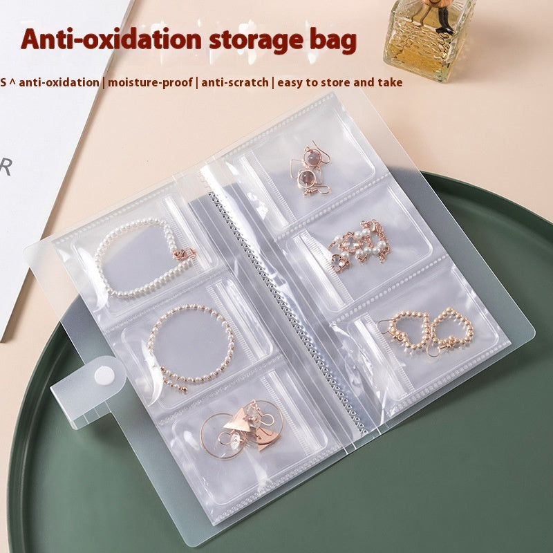 Jewelry Earrings Transparent Storage Bag