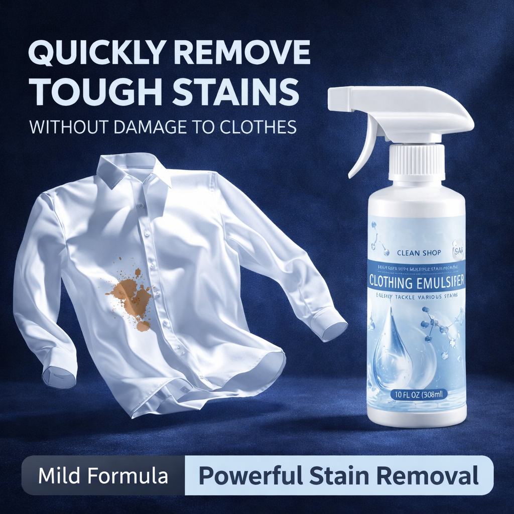 Stain Remover That Saves Your Clothes — Works in Minutes, No Scrubbing
