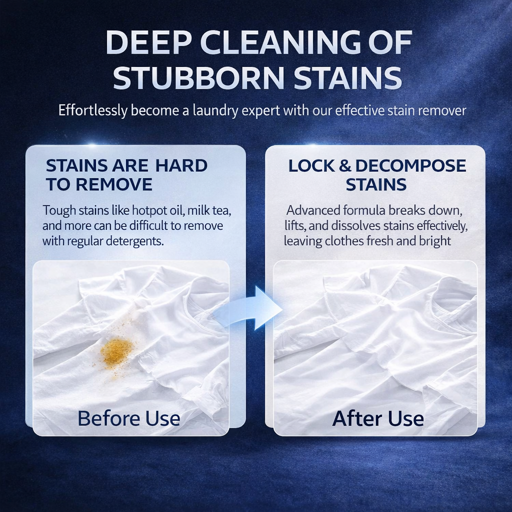 Stain Remover That Saves Your Clothes — Works in Minutes, No Scrubbing