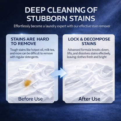 Stain Remover That Saves Your Clothes — Works in Minutes, No Scrubbing