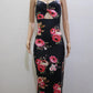 Summer Clothing New Women's Clothing Split Spaghetti-strap Floral Print Dress
